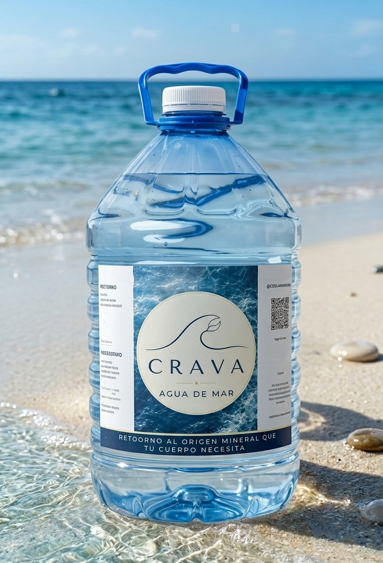 Agua de mar CRAVA x 10 litros
